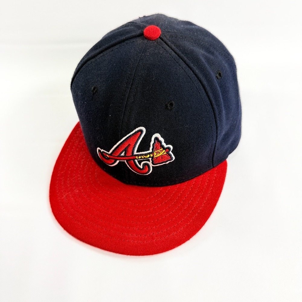 Atlanta Braves New Era 59FIFTY Fitted Hat 7 3/8 On‎ Field Cool Base MLB Cap